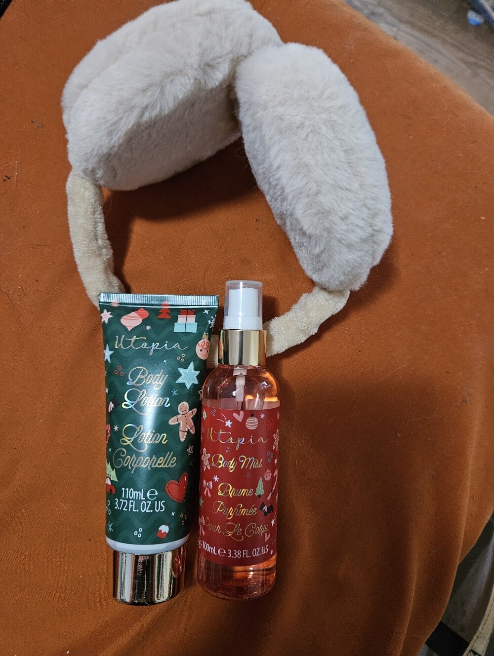 Topia Green & Pink Holiday Body Lotion and Body Mist Set